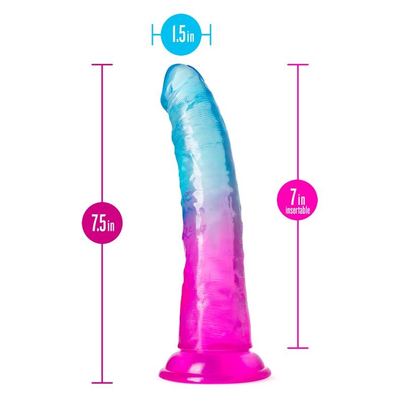 B YOURS BEAUTIFUL SKY 7 INCH DILDO SUNSET